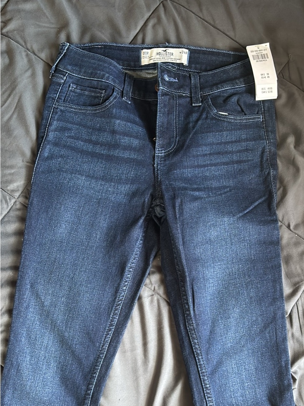 Hollister Women's Dark Blue Stretch Jeggings